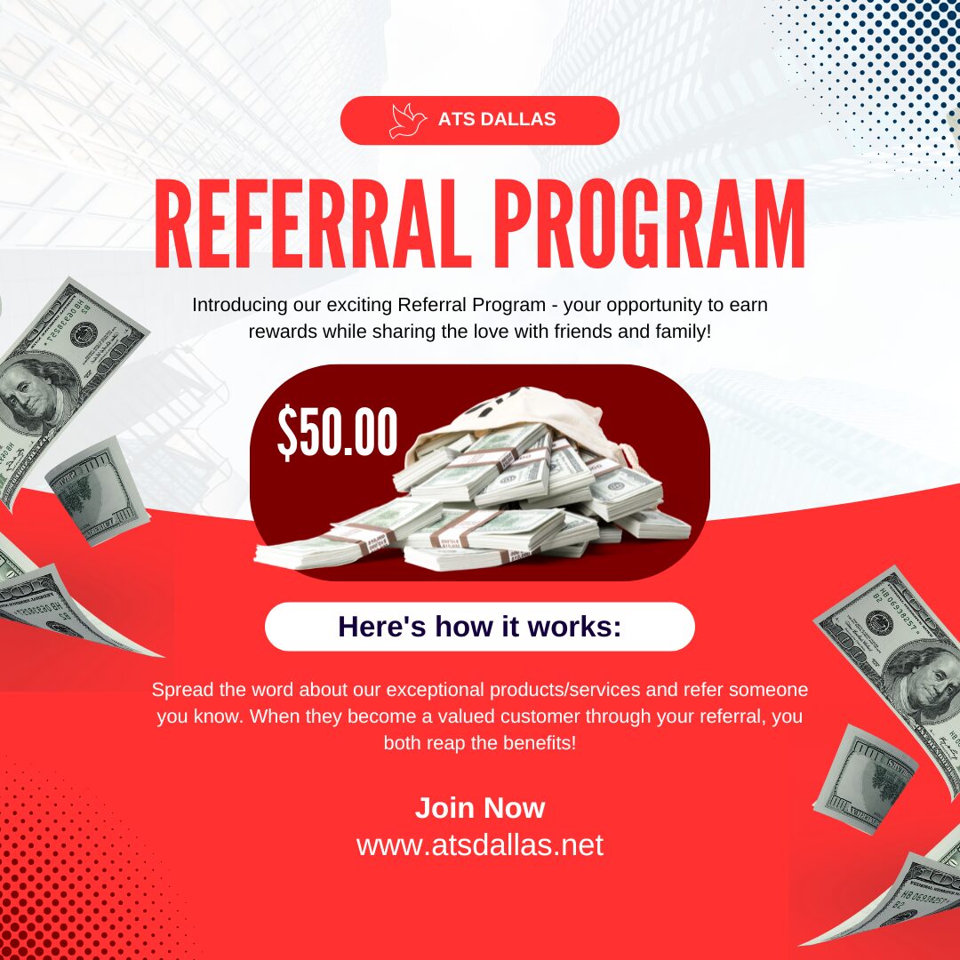 Tosca and white Modern Referral Program Instagram Post